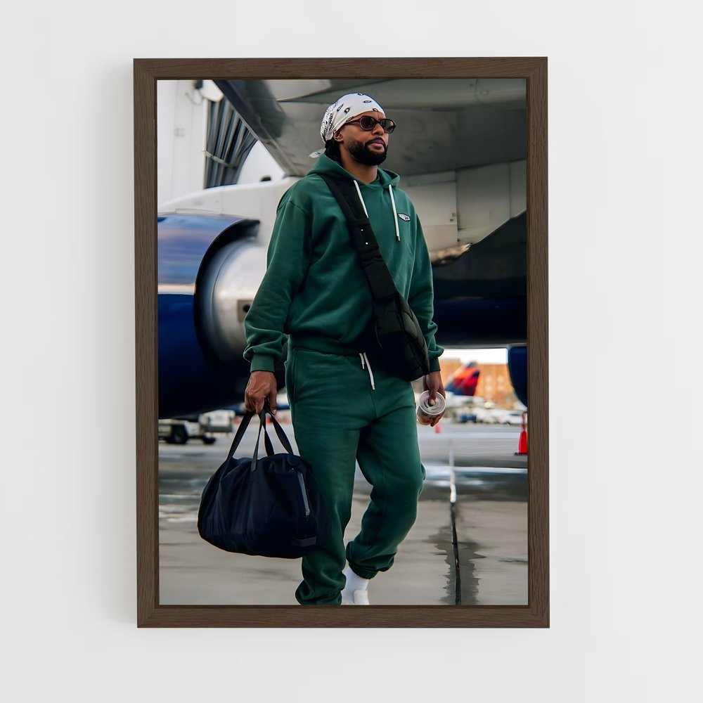 Poster Patty en Vert – affiche Basketball (vue 5)
